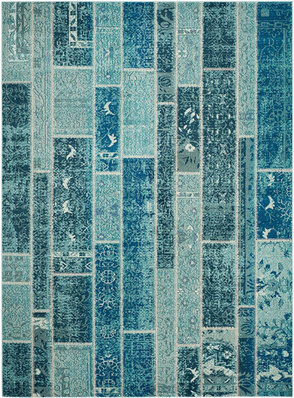 Safavieh Monaco Mnc216J Blue / Multi Geometric Area Rug