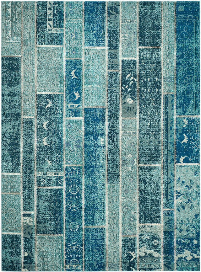 Safavieh Monaco Mnc216J Blue / Multi Geometric Area Rug