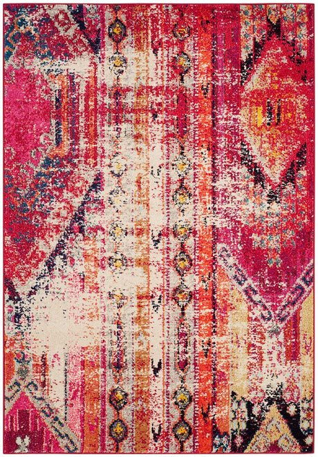 Safavieh Monaco Mnc222D Magenta / Multi Rugs.