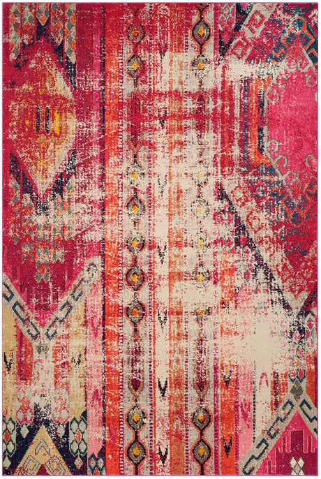 Safavieh Monaco Mnc222D Magenta / Multi Rugs.