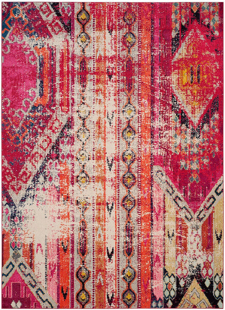 Safavieh Monaco Mnc222D Magenta / Multi Rugs.