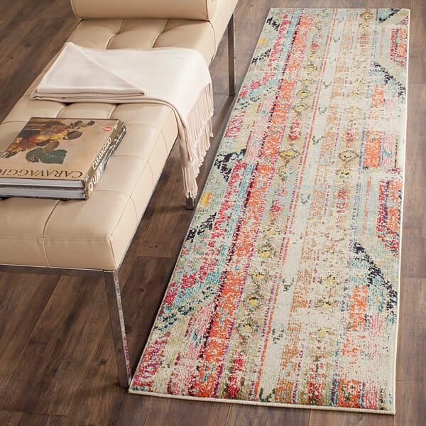 Safavieh Monaco Mnc222F Multi Vintage / Distressed Area Rug