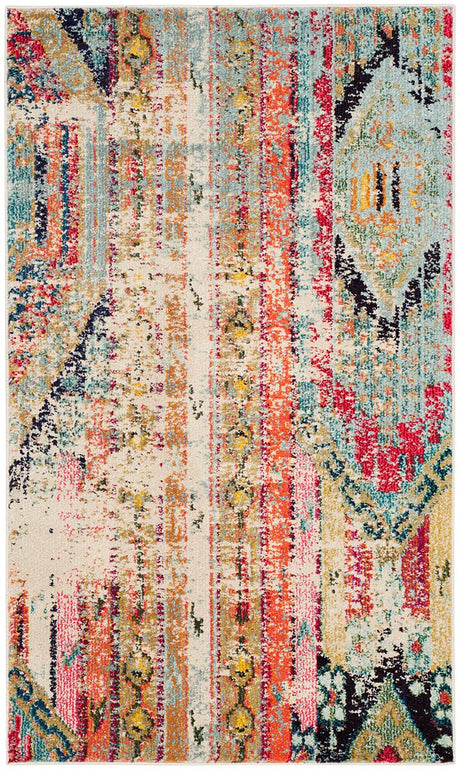 Safavieh Monaco Mnc222F Multi Vintage / Distressed Area Rug