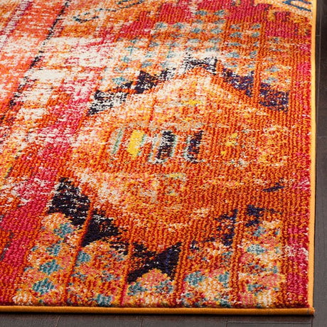 Safavieh Monaco Mnc222H Orange / Multi Rugs.