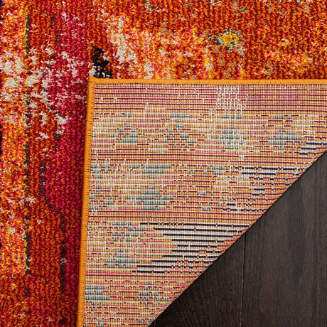 Safavieh Monaco Mnc222H Orange / Multi Rugs.