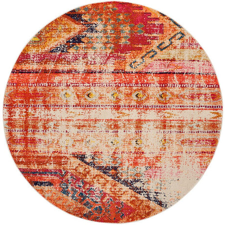 Safavieh Monaco Mnc222H Orange / Multi Rugs.