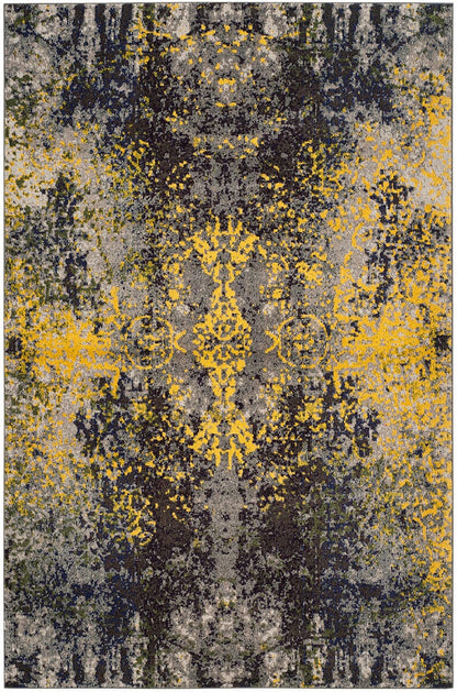 Safavieh Monaco Mnc223G Grey / Multi Vintage / Distressed Area Rug