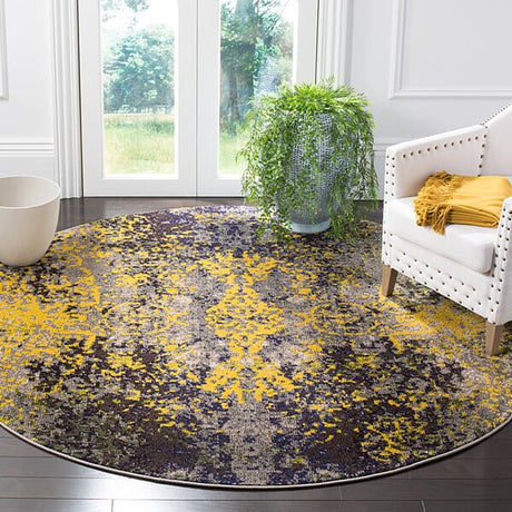 Safavieh Monaco Mnc223G Grey / Multi Rugs.