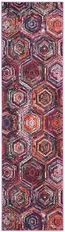 Safavieh Monaco Mnc224D Pink / Multi Rugs.