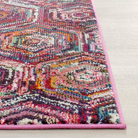 Safavieh Monaco Mnc224D Pink / Multi Rugs.