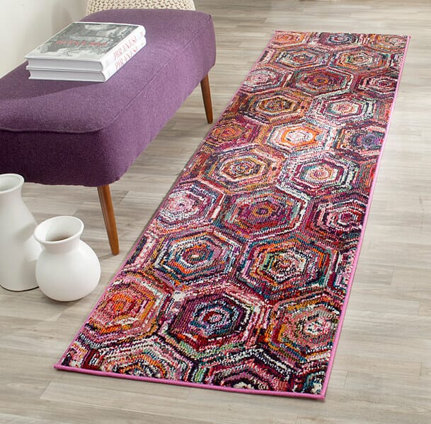 Safavieh Monaco Mnc224D Pink / Multi Rugs.