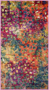 Safavieh Monaco Mnc225D Pink / Multi Rugs.