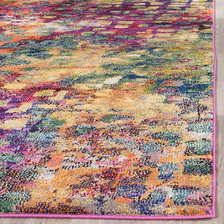 Safavieh Monaco Mnc225D Pink / Multi Area Rug