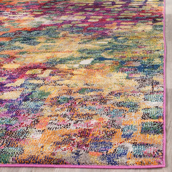 Safavieh Monaco Mnc225D Pink / Multi Area Rug