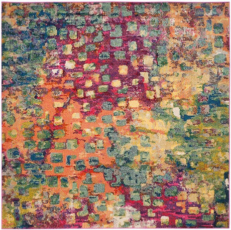 Safavieh Monaco Mnc225D Pink / Multi Area Rug