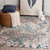 Safavieh Monaco Mnc225E Grey / Light Blue Rugs.