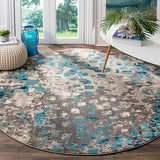 Safavieh Monaco Mnc225E Grey / Light Blue Rugs.