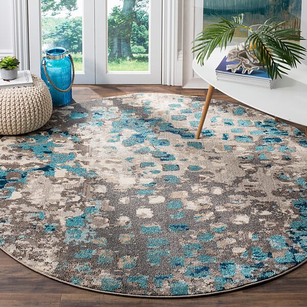 Safavieh Monaco Mnc225E Grey / Light Blue Area Rug