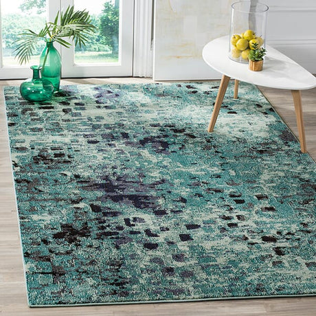 Safavieh Monaco Mnc225J Light Blue / Multi Rugs.