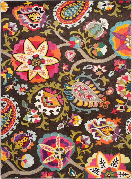 Safavieh Monaco Mnc229B Brown / Multi Rugs.