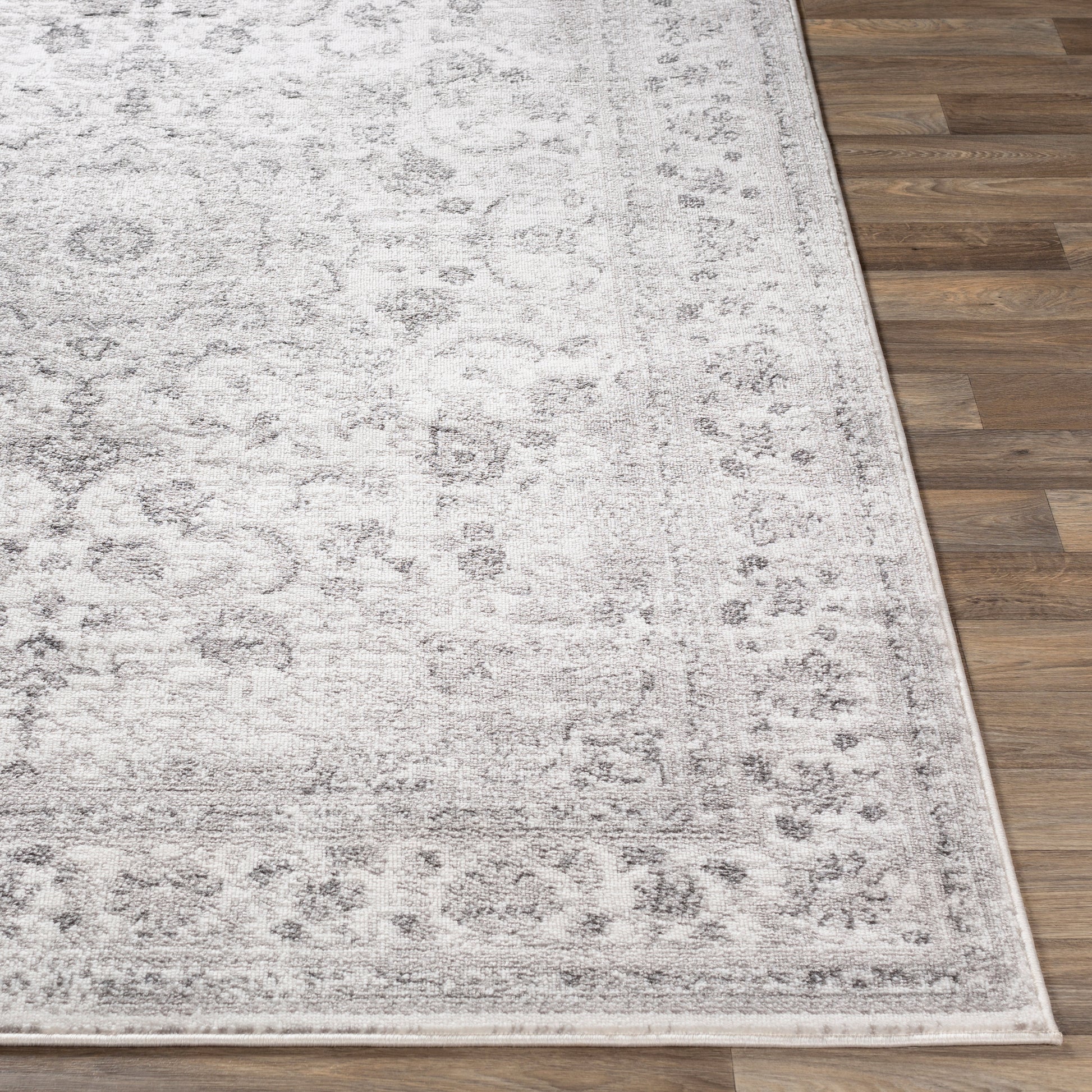 Surya Monte Carlo Mnc-2319 Light Gray, Charcoal, White Area Rug