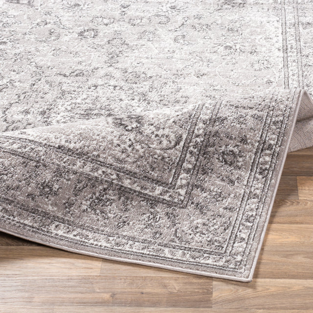 Surya Monte Carlo Mnc-2321 Light Gray, Charcoal, White Rugs.