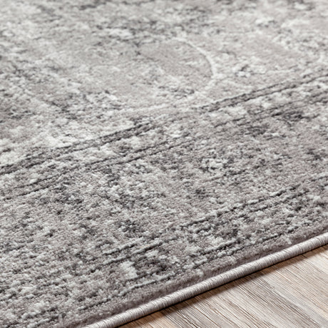 Surya Monte Carlo Mnc-2321 Light Gray, Charcoal, White Rugs.