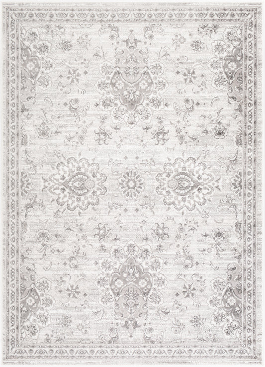 Surya Monte Carlo Mnc-2331 Light Gray, White, Charcoal Area Rug