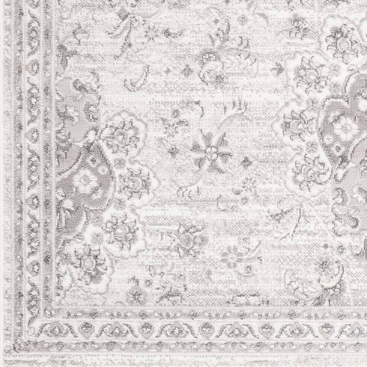 Surya Monte Carlo Mnc-2331 Light Gray, White, Charcoal Rugs.