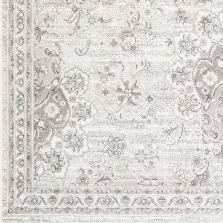 Surya Monte Carlo Mnc-2331 Light Gray, White, Charcoal Rugs.