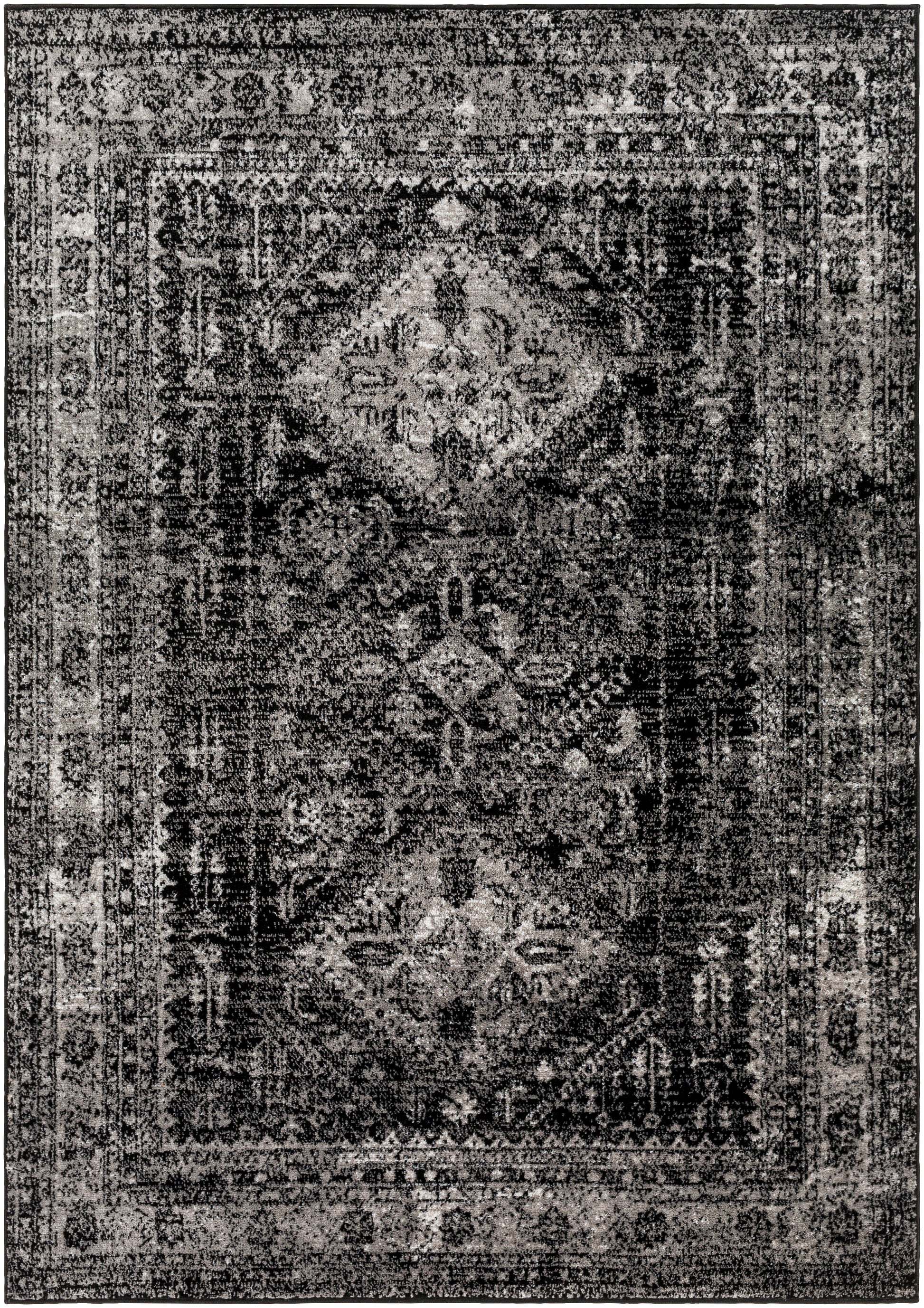 Surya Monte Carlo Mnc-2340 Black Area Rug