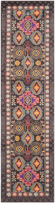 Safavieh Monaco Mnc240B Brown / Multi Area Rug