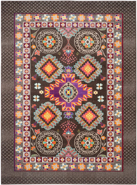 Safavieh Monaco Mnc240B Brown / Multi Rugs.