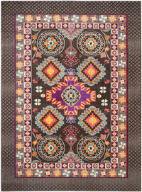 Safavieh Monaco Mnc240B Brown / Multi Area Rug