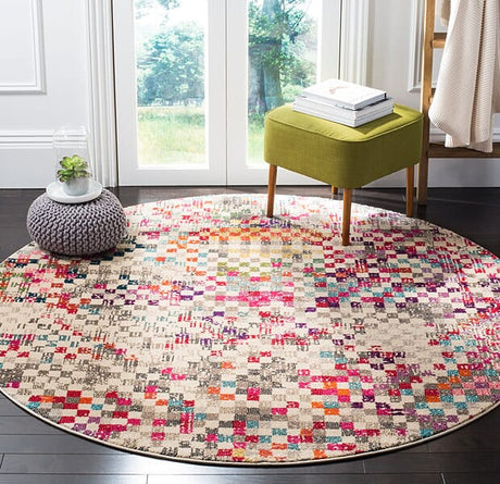 Safavieh Monaco Mnc241G Grey / Multi Rugs.