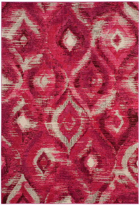 Safavieh Monaco Mnc242D Fuchsia / Cream Rugs.