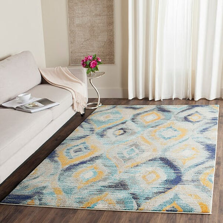 Safavieh Monaco Mnc242J Blue / Multi Rugs.