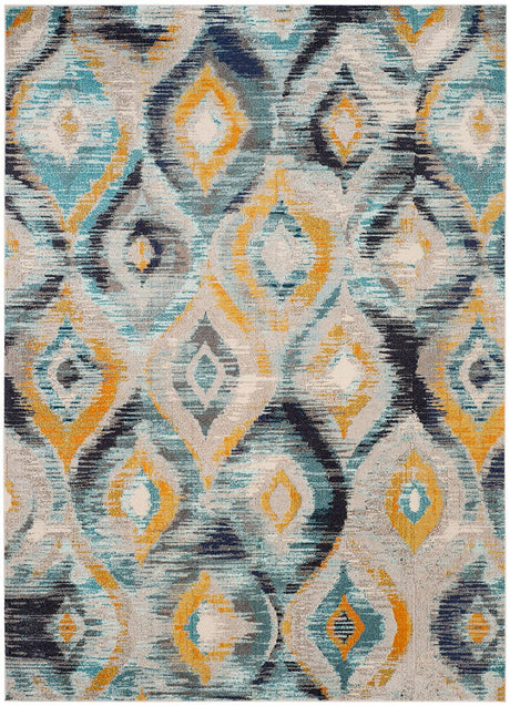 Safavieh Monaco Mnc242J Blue / Multi Rugs.