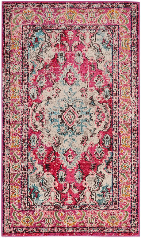 Safavieh Monaco Mnc243D Pink / Multi Rugs.