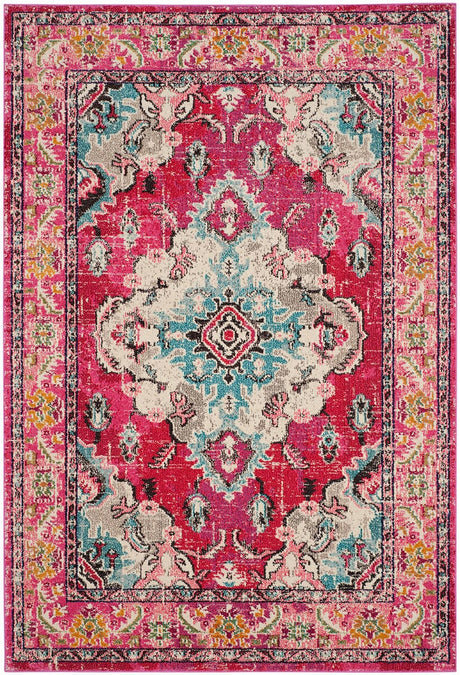 Safavieh Monaco Mnc243D Pink / Multi Rugs.