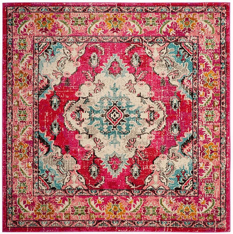 Safavieh Monaco Mnc243D Pink / Multi Rugs.