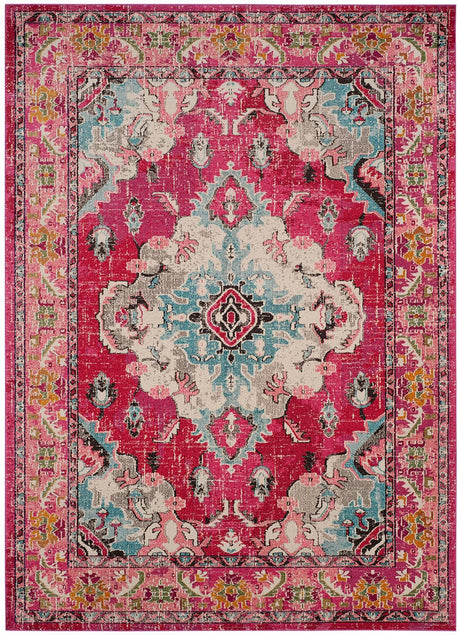 Safavieh Monaco Mnc243D Pink / Multi Rugs.