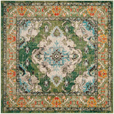 Safavieh Monaco Mnc243F Forest Green/Light Blue Rug.