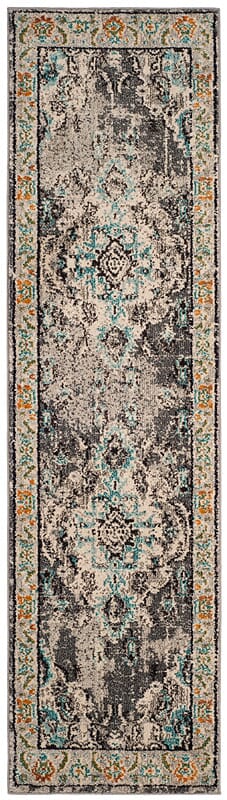 Safavieh Monaco Mnc243G Grey/Light Blue Rug.