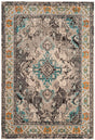 Safavieh Monaco Mnc243G Grey/Light Blue Rug.