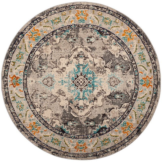 Safavieh Monaco Mnc243G Grey/Light Blue Rug.