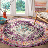 Safavieh Monaco Mnc243L Violet/Light Blue Rug.