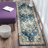 Safavieh Monaco Mnc243N Navy/Light Blue Rug.
