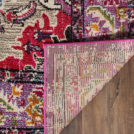 Safavieh Monaco Mnc243P Violet / Fuchsia Rugs.