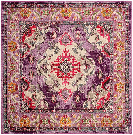 Safavieh Monaco Mnc243P Violet / Fuchsia Rugs.